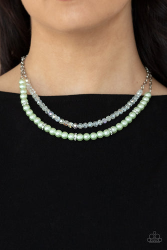 Paparazzi Jewelry Necklace Parisian Princess - Green