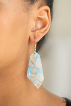 Load image into Gallery viewer, Paparazzi Jewelry Earrings Walking On WATERCOLORS - Blue