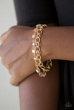 Load image into Gallery viewer, Paparazzi Jewelry Bracelet Life Of The Block Party - Gold