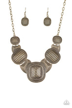 Load image into Gallery viewer, Paparazzi Jewelry Necklace Prehistoric Powerhouse - Brass