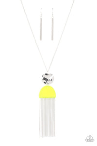 Paparazzi Jewelry Necklace Color Me Neon - Yellow