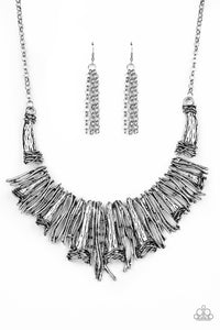 Paparazzi Jewelry Necklace In the MANE-stream - Silver