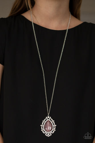 Paparazzi Jewelry Necklace Frozen Gardens - Purple