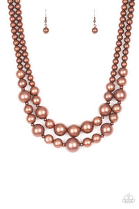 Paparazzi Jewelry Necklace I Double Dare You - Copper