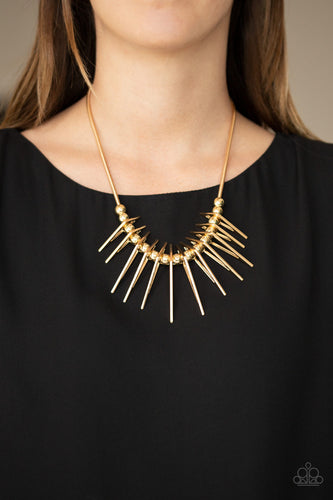 Paparazzi Jewelry Necklace Fully Charged - Gold