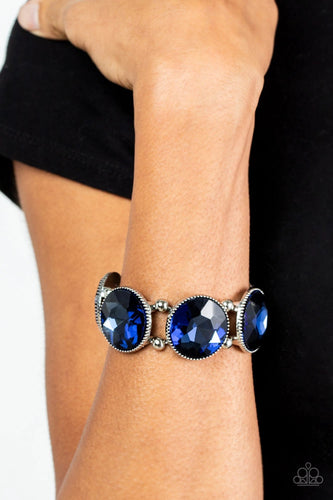 Paparazzi Jewelry Bracelet Powerhouse Hustle - Blue