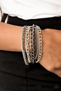 Paparazzi Jewelry Bracelet Metallic Horizon - Mutli