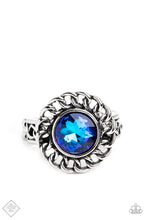 Load image into Gallery viewer, Paparazzi Jewelry Ring Round Table Runway - Blue