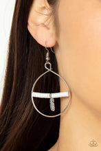 Load image into Gallery viewer, Paparazzi Exclusive Earrings Free Bird Freedom - White