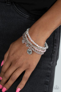 Paparazzi Jewelry Bracelet Teenage DREAMER - Pink