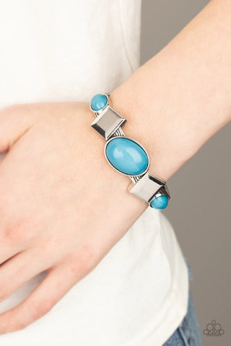 Paparazzi Jewelry Bracelet Abstract Appeal - Blue