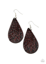 Load image into Gallery viewer, Paparazzi Jewelry Earrings Everyone Remain PALM! - Brown