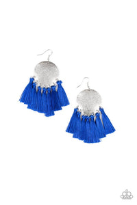 Paparazzi Jewelry Earrings Tassel Tribute - Blue