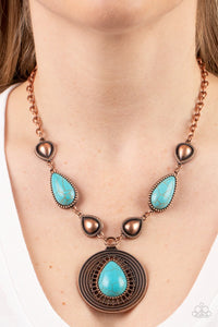 Paparazzi Jewelry Necklace Saguaro Soul Trek - Red