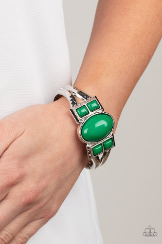 Paparazzi Jewelry Bracelet A Touch of Tiki - Green