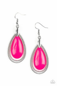 Paparazzi Jewelry Earrings Spring Splendor - Pink