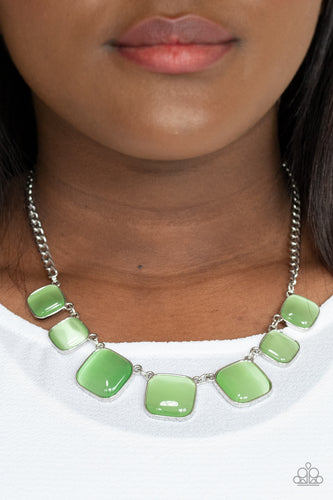 Paparazzi Jewelry Necklace Aura Allure - Green