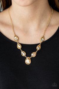 Paparazzi Jewelry Necklace Socialite Social Gold