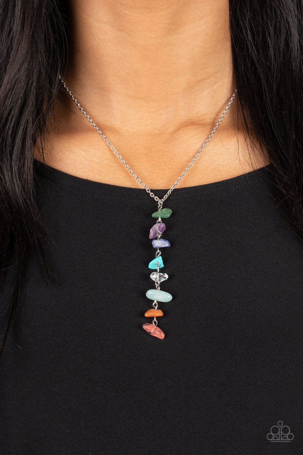 Paparazzi Jewelry Necklace Tranquil Tidings - Multi
