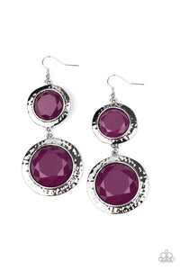 Paparazzi Jewelry Earrings Thrift Shop Stop - Purple