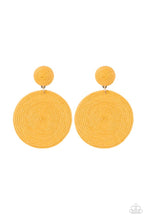 Load image into Gallery viewer, Paparazzi Jewelry Earrings Circulate The Room - Yellow