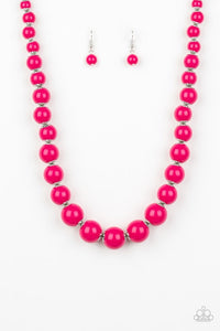 Paparazzi Jewelry Necklace Everyday Eye Candy/Candy Shop Sweetheart - Pink