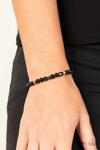 Paparazzi Jewelry Exclusive Bracelet Interstellar Solitude - Black