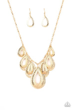 Load image into Gallery viewer, Paparazzi Jewelry Necklace Teardrop Tempest - Gold