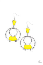 Load image into Gallery viewer, Paparazzi Jewelry Earrings Deco Dancing - Yellow