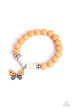 Load image into Gallery viewer, Paparazzi Jewelry Bracelet Bold Butterfly - Orange