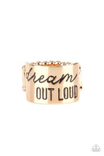 Load image into Gallery viewer, Paparazzi Jewelry Ring Dream Louder - Gold