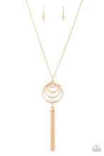 Load image into Gallery viewer, Paparazzi Exclusive Necklace Spiraling Sparkle - Gold
