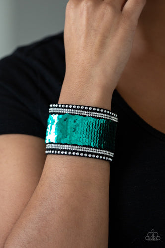 Paparazzi Jewelry Bracelet MERMAIDS Have More Fun - Green