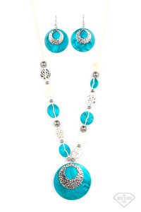 Paparazzi Jewelry Necklace Seaside Shanty - Blue