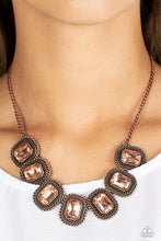 Load image into Gallery viewer, Paparazzi Jewelry Necklace Iced Iron - Copper