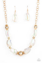Load image into Gallery viewer, Paparazzi Jewelry Necklace Iridescently Ice Queen - Gold