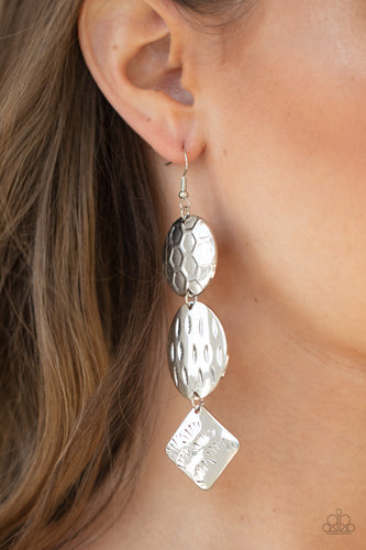 Paparazzi Jewelry Earrings Mixed Movement - Silver