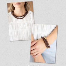 Load image into Gallery viewer, Paparazzi Jewelry Necklace/Bracelet Greco Getaway - Brown