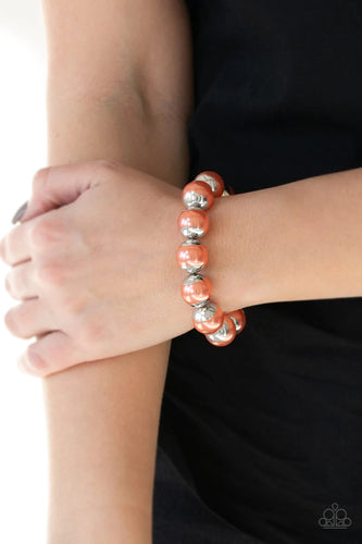 Paparazzi Jewelry Bracelet One Woman Show-STOPPER - Orange