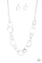 Load image into Gallery viewer, Paparazzi Jewelry Necklace Natural-Born RINGLEADER - Silver