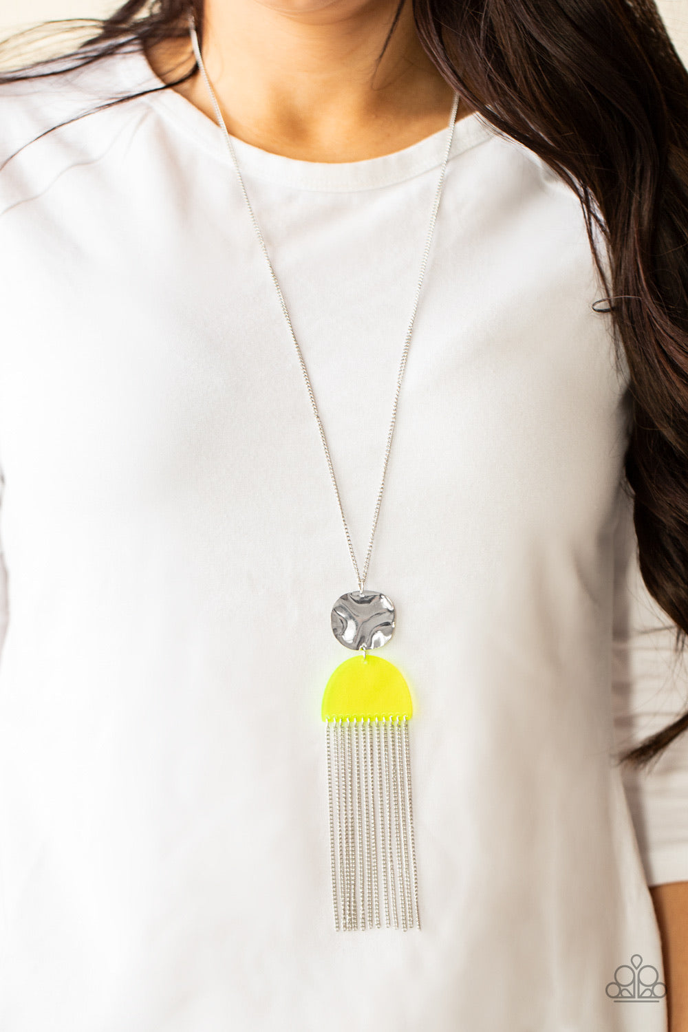 Paparazzi Jewelry Necklace Color Me Neon - Yellow