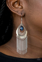 Load image into Gallery viewer, Paparazzi Jewelry Earrings Scattered Storms Blue