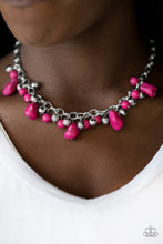 Load image into Gallery viewer, Paparazzi Jewelry Necklace Paleo Princess/Practical Paleo - Pink