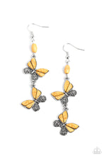 Load image into Gallery viewer, Paparazzi Jewelry Earrings Spirited Soar - Yellow