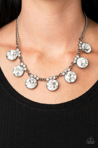 Paparazzi Jewelry Necklace GLOW-Getter Glamour - Black