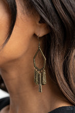 Load image into Gallery viewer, Paparazzi Jewelry Earrings Museum Find - Brass