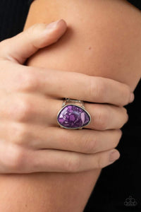 Paparazzi Jewelry Ring Earth Hearth - Purple