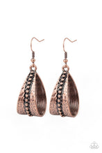Load image into Gallery viewer, Paparazzi Jewelry Earrings STIRRUP Some Trouble - Copper