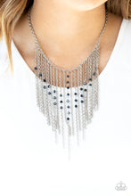 Load image into Gallery viewer, Paparazzi Jewelry Necklace First Class Fringe - Blue