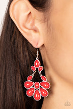Load image into Gallery viewer, Paparazzi Jewelry Earrings Colorfully Canopy - Red